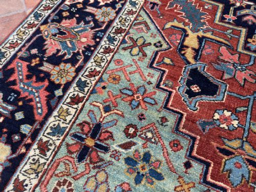 ANTIQUE HERIZ CARPET - ADDITIONAL PHOTO 5