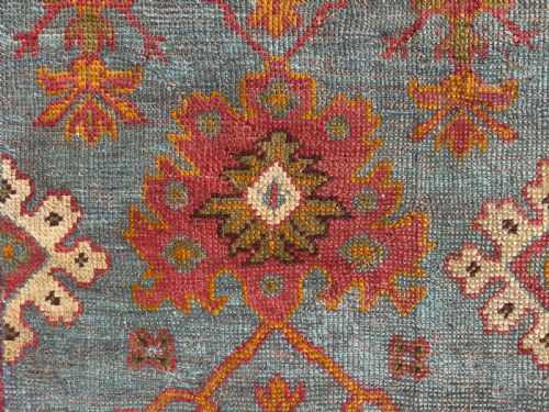 ANTIQUE USHAK RUG - ADDITIONAL PHOTO 2