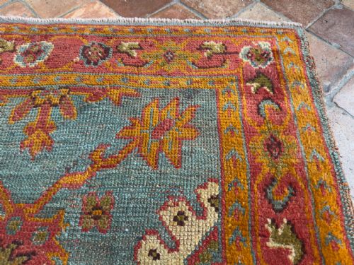 ANTIQUE USHAK RUG - ADDITIONAL PHOTO 5