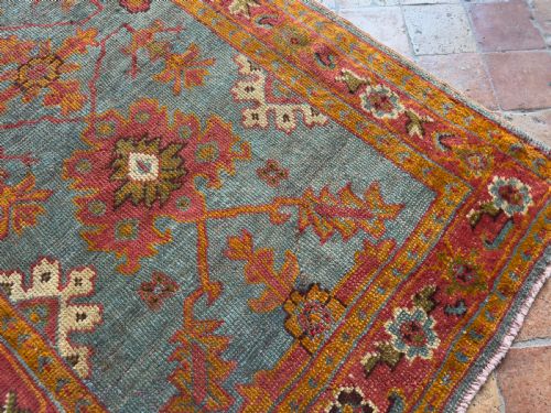 ANTIQUE USHAK RUG - ADDITIONAL PHOTO 7