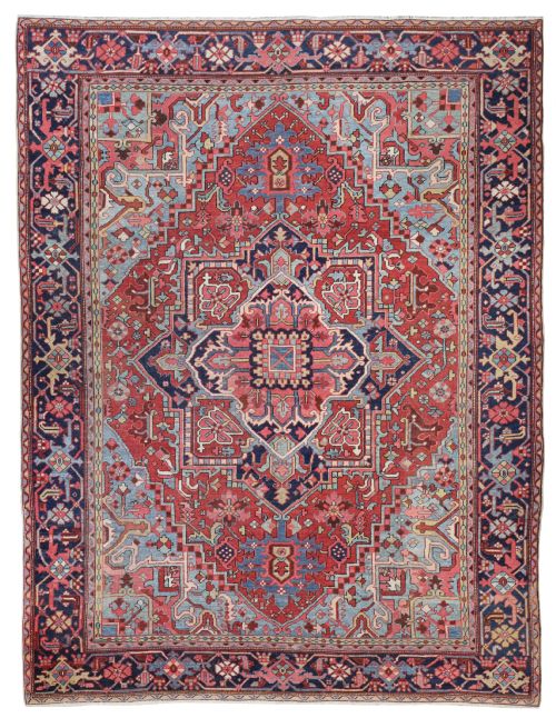 antique heriz carpet - CATEGORY: ANTIQUE RUGS - DATED 1900