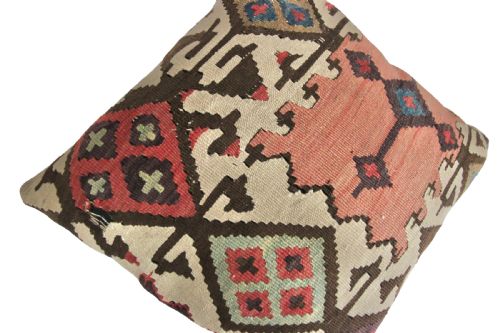 ANTIQUE KILIM CUSHION - ADDITIONAL PHOTO 3