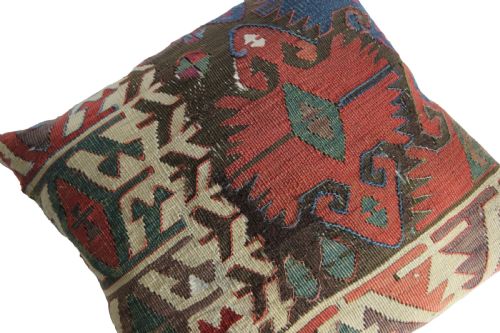 ANTIQUE KILIM CUSHION - ADDITIONAL PHOTO 5