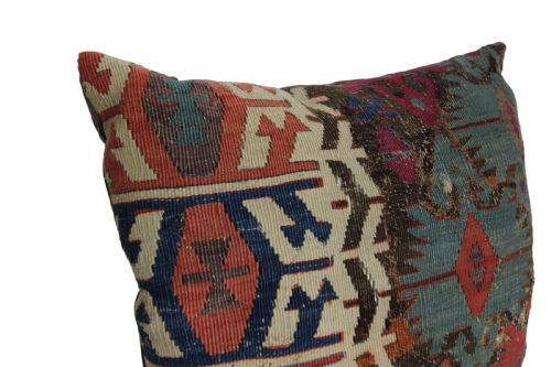 ANTIQUE KILIM CUSHION - ADDITIONAL PHOTO 1
