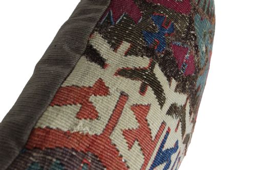 ANTIQUE KILIM CUSHION - ADDITIONAL PHOTO 3