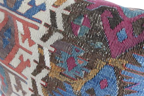 ANTIQUE KILIM CUSHION - ADDITIONAL PHOTO 4