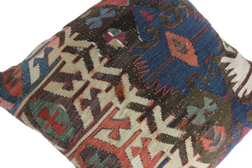 ANTIQUE KILIM CUSHION - ADDITIONAL PHOTO 3
