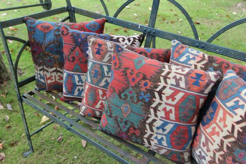 ANTIQUE KILIM CUSHION - ADDITIONAL PHOTO 6