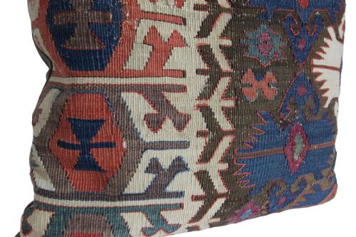ANTIQUE KILIM CUSHION - ADDITIONAL PHOTO 9