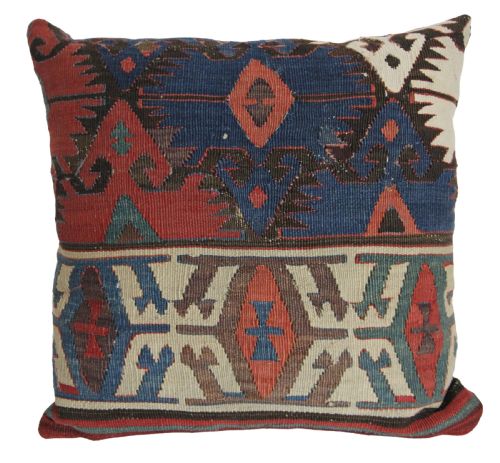 antique kilim cushion - CATEGORY: ANTIQUE MISCELLANEOUS - DATED 1870