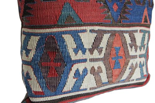 ANTIQUE KILIM CUSHION - ADDITIONAL PHOTO 4