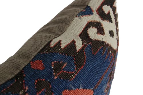 ANTIQUE KILIM CUSHION - ADDITIONAL PHOTO 5