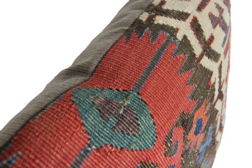 ANTIQUE KILIM CUSHION - ADDITIONAL PHOTO 3