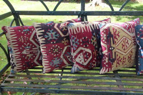 ANTIQUE KILIM CUSHION - ADDITIONAL PHOTO 8