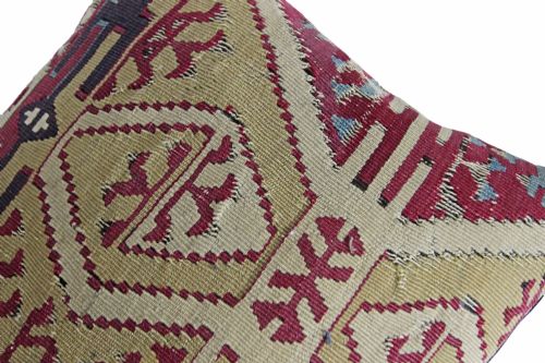ANTIQUE KILIM CUSHION - ADDITIONAL PHOTO 4