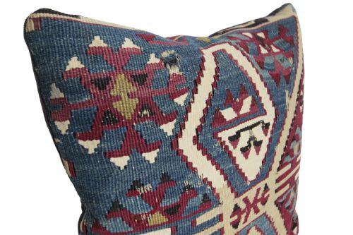 ANTIQUE KILIM CUSHION - ADDITIONAL PHOTO 4