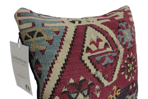 ANTIQUE KILIM CUSHION - ADDITIONAL PHOTO 5