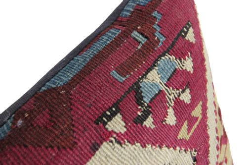 ANTIQUE KILIM CUSHION - ADDITIONAL PHOTO 2