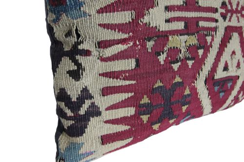 ANTIQUE KILIM CUSHION - ADDITIONAL PHOTO 9