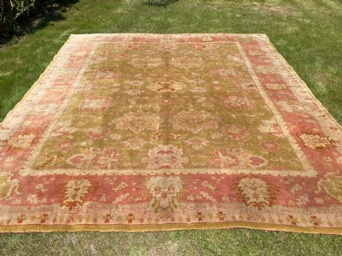 ANTIQUE USHAK CARPET - ADDITIONAL PHOTO 8