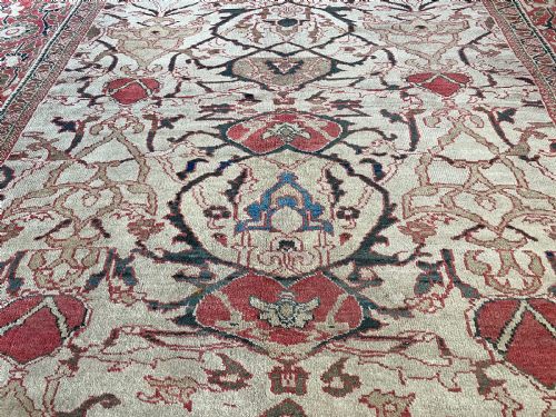 RARE ANTIQUE ZIEGLER CARPET - ADDITIONAL PHOTO 7