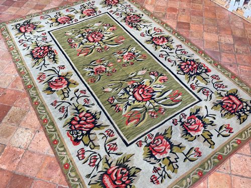 ANTIQUE BESSARABIAN KILIM - ADDITIONAL PHOTO 1