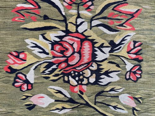 ANTIQUE BESSARABIAN KILIM - ADDITIONAL PHOTO 2