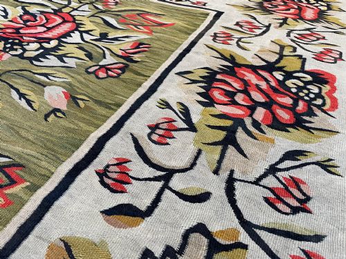 ANTIQUE BESSARABIAN KILIM - ADDITIONAL PHOTO 3