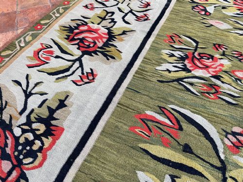 ANTIQUE BESSARABIAN KILIM - ADDITIONAL PHOTO 4