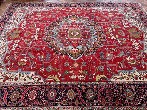 ANTIQUE SERAPI CARPET - ADDITIONAL PHOTO 6