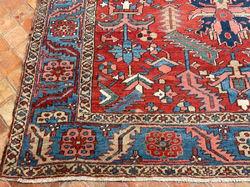 ANTIQUE BAKSHAISH CARPET - ADDITIONAL PHOTO 6