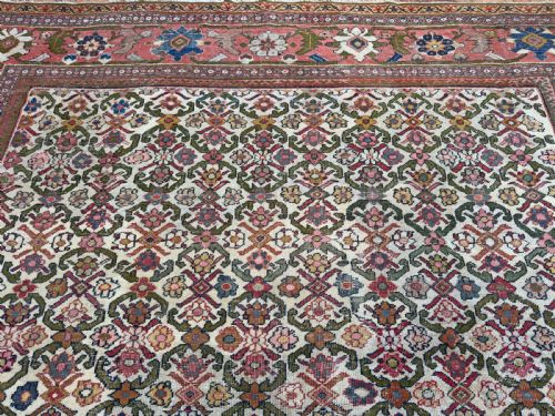 ANTIQUE MAHAL CARPET - ADDITIONAL PHOTO 6