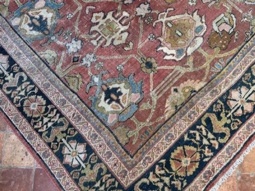 ANTIQUE MAHAL CARPET - ADDITIONAL PHOTO 6