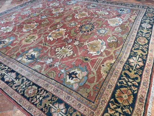 ANTIQUE MAHAL CARPET - ADDITIONAL PHOTO 7
