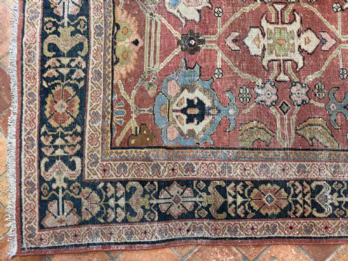 ANTIQUE MAHAL CARPET - ADDITIONAL PHOTO 8