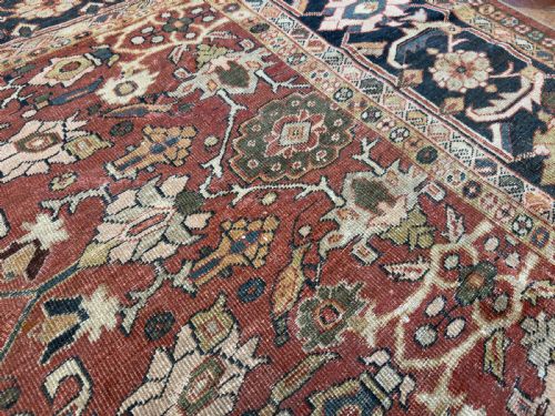 ANTIQUE MAHAL CARPET - ADDITIONAL PHOTO 1