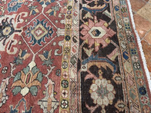 ANTIQUE MAHAL CARPET - ADDITIONAL PHOTO 3