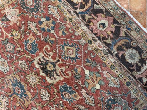 ANTIQUE MAHAL CARPET - ADDITIONAL PHOTO 4