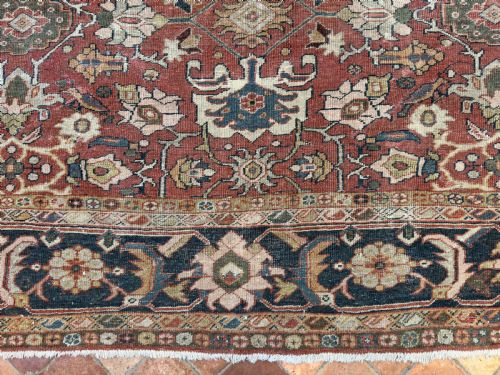 ANTIQUE MAHAL CARPET - ADDITIONAL PHOTO 5