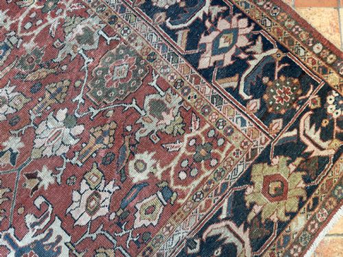 ANTIQUE MAHAL CARPET - ADDITIONAL PHOTO 6