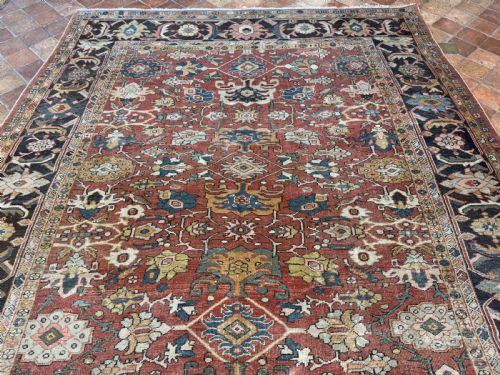 ANTIQUE MAHAL CARPET - ADDITIONAL PHOTO 7