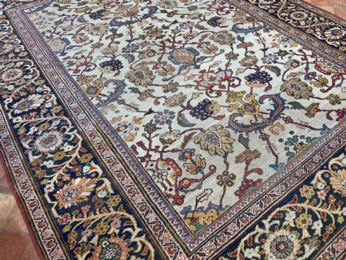 ANTIQUE MAHAL CARPET - ADDITIONAL PHOTO 1