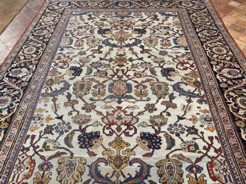 ANTIQUE MAHAL CARPET - ADDITIONAL PHOTO 2