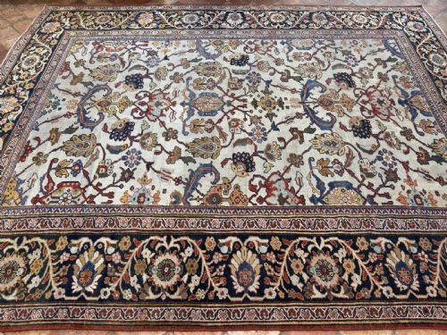 ANTIQUE MAHAL CARPET - ADDITIONAL PHOTO 4