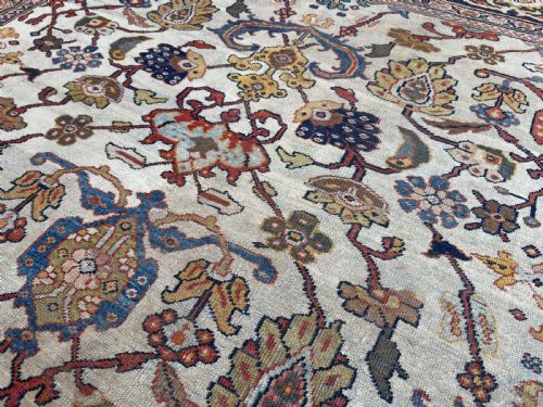 ANTIQUE MAHAL CARPET - ADDITIONAL PHOTO 7
