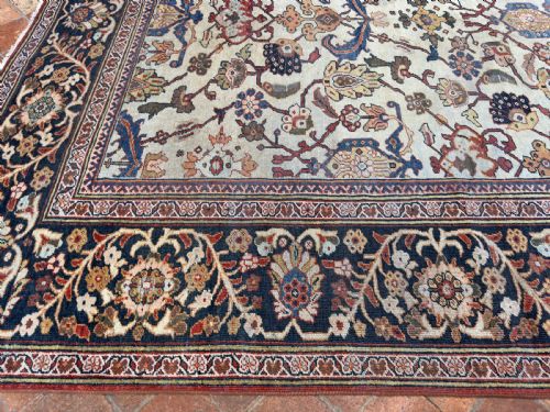ANTIQUE MAHAL CARPET - ADDITIONAL PHOTO 8