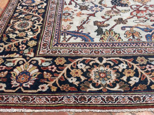 ANTIQUE MAHAL CARPET - ADDITIONAL PHOTO 9