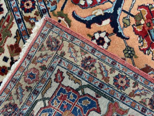 ANTIQUE TABRIZ CARPET - ADDITIONAL PHOTO 2