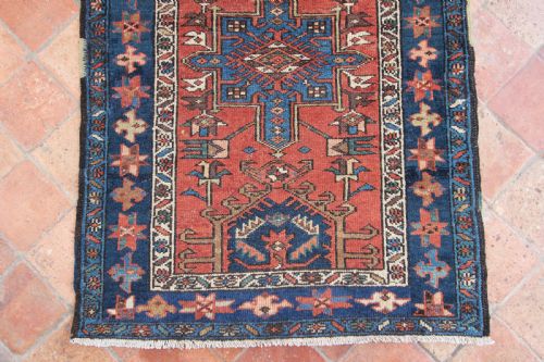 ANTIQUE KARAJA LONG RUG - ADDITIONAL PHOTO 3
