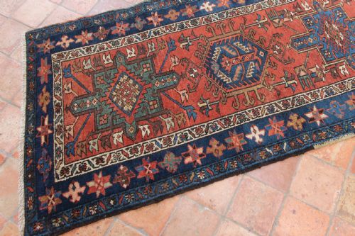 ANTIQUE KARAJA LONG RUG - ADDITIONAL PHOTO 5
